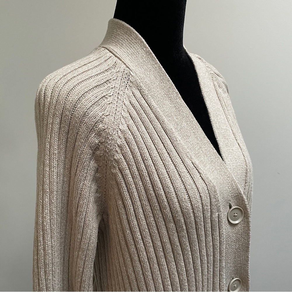 GAP Ribbed Button Front Cardigan Women’s Small - Picture 3 of 6